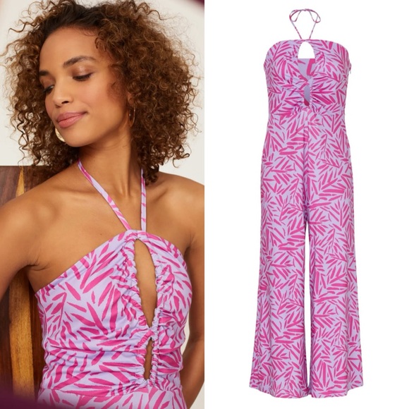 Hutch Charlie Halter Jumpsuit in Size Medium - Picture 2 of 12